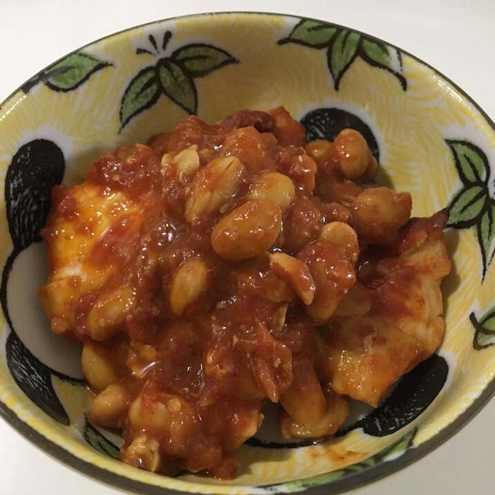 鶏胸肉のトマト煮込